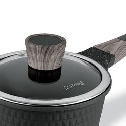 Zestaw garnków na indukcję z powłoką marmurową Starke Pro Embossed 10 elementów