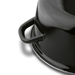 Garnek emaliowany do frytek z sitkiem i pokrywką Tadar 3,2 l