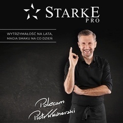 Garnek na indukcję non stick z pokrywką Starke Pro Double 6,6 l