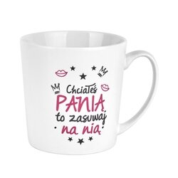 Kubek porcelanowy NBC BGtech Crazy girl mam fantazję 480 ml