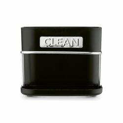 Ociekacz na sztućce z podstawką Tadar Clean 13,5 x 12 x 10,8 cm czarny