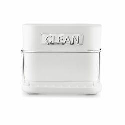 Ociekacz na sztućce z podstawką Tadar Clean 13,5 x 12 x 10,8 cm biały