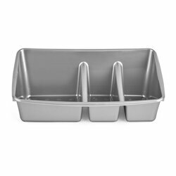 Organizer kuchenny na gąbki Hega Jalon 23 x 13 x 8 cm srebrny