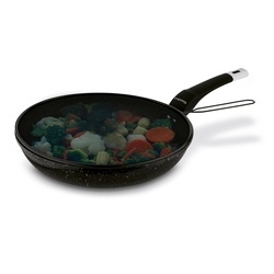 Osłona przed pryskaniem tłuszczu z funkcją sitka Tadar 29 cm czarna