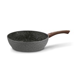 Patelnia granitowa głęboka z pokrywką Konighoffer Venga 28 x 7 cm indukcja