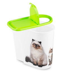Pojemnik na karmę dla psa lub kota Hega Pet 5,7 l mix wzorów