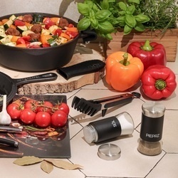 Przyprawniki kuchenne do soli i pieprzu Tadar 150 ml czarne