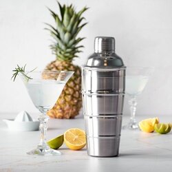 Shaker do drinków i koktajli Tadar Galeo 750 ml karbowany