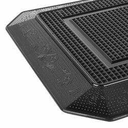 Taca plastikowa Hega 28 x 23 x 2 cm czarna