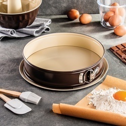 Tortownica okrągła z powłoką ceramiczną i podstawą Tadar 24 x 6,5 cm
