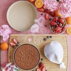 Zestaw 2 tortownic Tadar 24 i 28 cm z powłoką ceramiczną