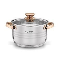 Zestaw garnków na indukcję Konighoffer Bari Rose Gold 12 elementów