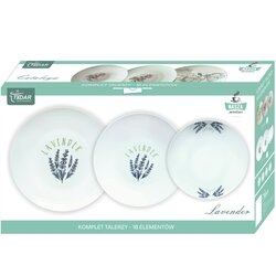 Zestaw talerzy porcelanowych Tadar Cataleya 18 elementów