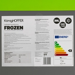 Lodówka turystyczna elektryczna 12 V 230 V Konighoffer Frozen 30 l