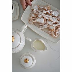 Cukiernica i mlecznik Tadar Etiuda porcelana NBC 280 ml/250 ml