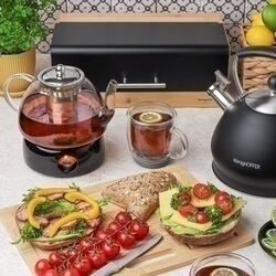 Dzbanek do herbaty borokrzemowy z podgrzewaczem Tadar Carina 1,2 l