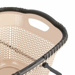 Kosz piknikowy Violet House Rattan 40 x 57 x 26 cm cappuccino