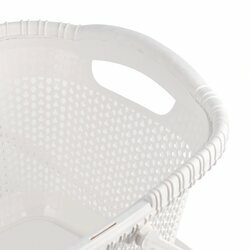 Koszyk Violet House Rattan 32,5 x 47 x 22 cm biały