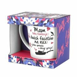 Kubek porcelanowy NBC BGtech Crazy girl mam fantazję 480 ml