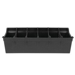 Organizer na przyprawy Primpol 30 x 13,4 x 8 cm czarny