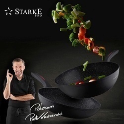 Patelnia ceramiczna głęboka na indukcję Starke Pro Piccante 20 cm