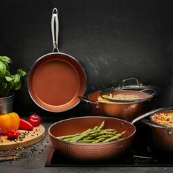 Patelnia non-stick Starke Pro Glossy Copper 28 cm indukcja