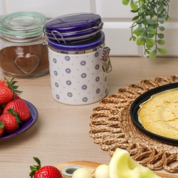 Pojemnik ceramiczny z klipsem Tadar Folklor 550 ml