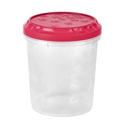 Pojemnik plastikowy na żywność Branq Rukkola 1 l zakręcany mix kolorów