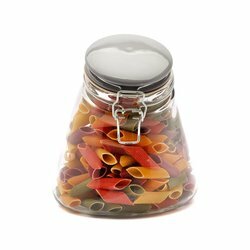 Słoik z klipsem Tadar 1700 ml + szara ceramiczna pokrywka