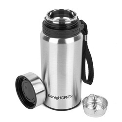 Termos próżniowy ze stali nierdzewnej z sitkiem Konighoffer Adventure 500 ml