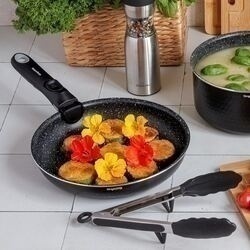 Zestaw 3 patelni z powłoką marmurową i odpinaną rączką Konighoffer Handy 20 cm 24 cm 28 cm