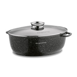 Brytfanna ceramiczna owalna Konighoffer Kingstone 8 l na indukcję