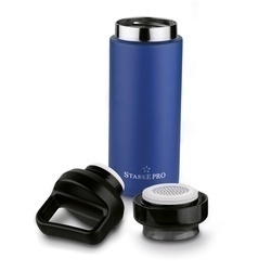 Butelka termiczna z sitkiem Starke Pro Lazaro 400 ml granatowa
