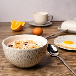 Filiżanka ze spodkiem ceramiczna Tadar Trójkąt 320 ml