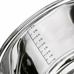 Garnek ze stali nierdzewnej Tadar Roger 24 cm indukcja