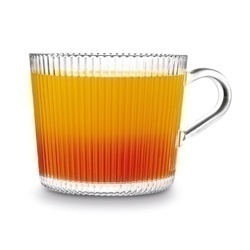 Kubki szklane Tadar Sue 400 ml 6 sztuk i 6 podkładek korkowych