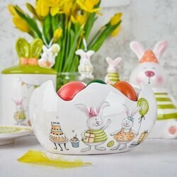 Misa ceramiczna Tadar Wielkanoc Bunny Skorupka 1,6 l 21,7 x 17,2 x 11,6 cm