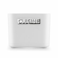 Ociekacz na sztućce Tadar Cuisine 13,5 x 7,5 x 10,8 cm biały