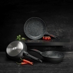 Patelnia granitowa głęboka na indukcję Starke Pro Piccante 28 cm
