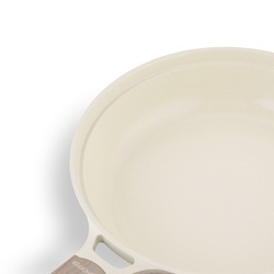 Patelnia z powłoką ceramiczną na indukcję Konighoffer Rosti 28 cm kremowa