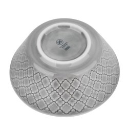 Salaterka porcelanowa Lubiana Marrakesz 15 cm szara