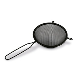 Sitko kuchenne z rączką Konighoffer Dark 16 cm czarne