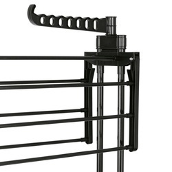 Suszarka na pranie pionowa Konighoffer 75 x 64 x 175 cm czarna