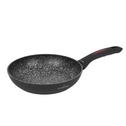 Zestaw 3 patelni granitowych Starke Pro Piccante 19,5 cm 23,5 cm i głęboka 27,5 cm