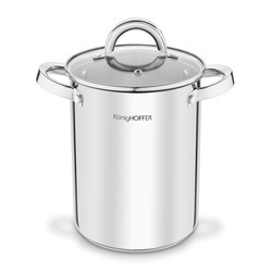 Zestaw wędliniarski Konighoffer szynkowar z termometrem 1,5 kg garnek 4 l sitko i woreczki