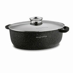 Brytfanna aluminiowa z aromatyzerem Konighoffer Pollo 8 l owalna