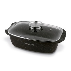 Brytfanna aluminiowa z aromatyzerem Konighoffer Pollo 5,5 l prostokątna