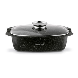 Brytfanna aluminiowa z powłoką ceramiczną i aromatyzerem Konighoffer Kingstone 5,5 l