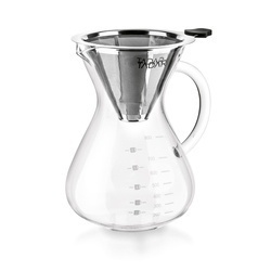 Dzbanek przelewowy do kawy i herbaty z zaparzaczem Tadar Freddo 800 ml