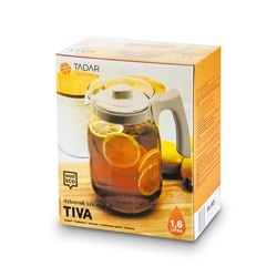 Dzbanek szklany do napojów Tadar Tiva 1,6 l